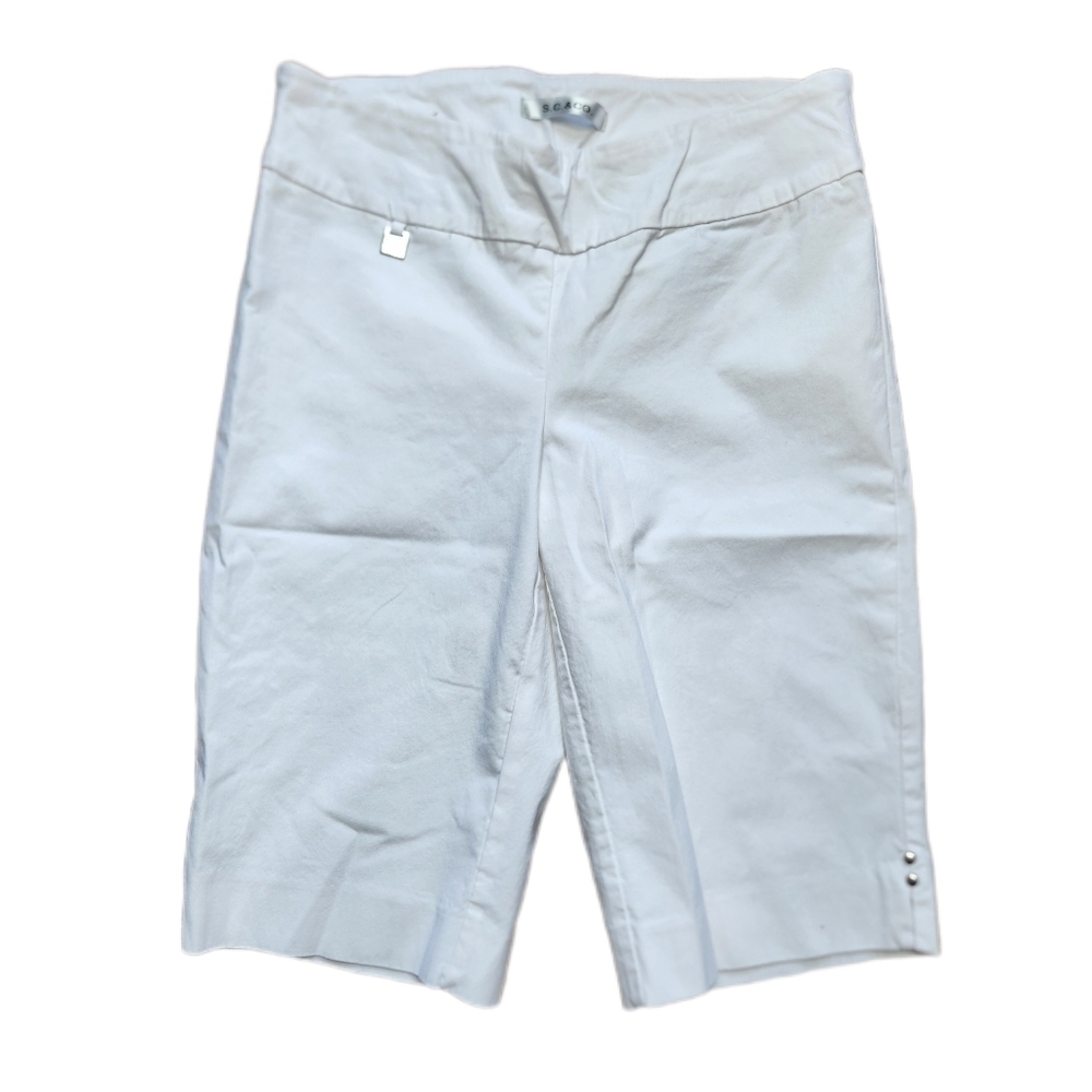 NWOT S.C&C.O white capri Size 10